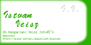 istvan veisz business card